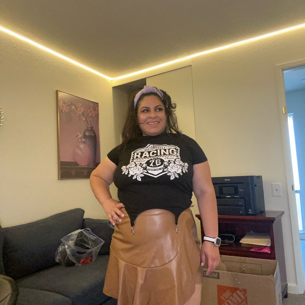 Brown Midi Skirt